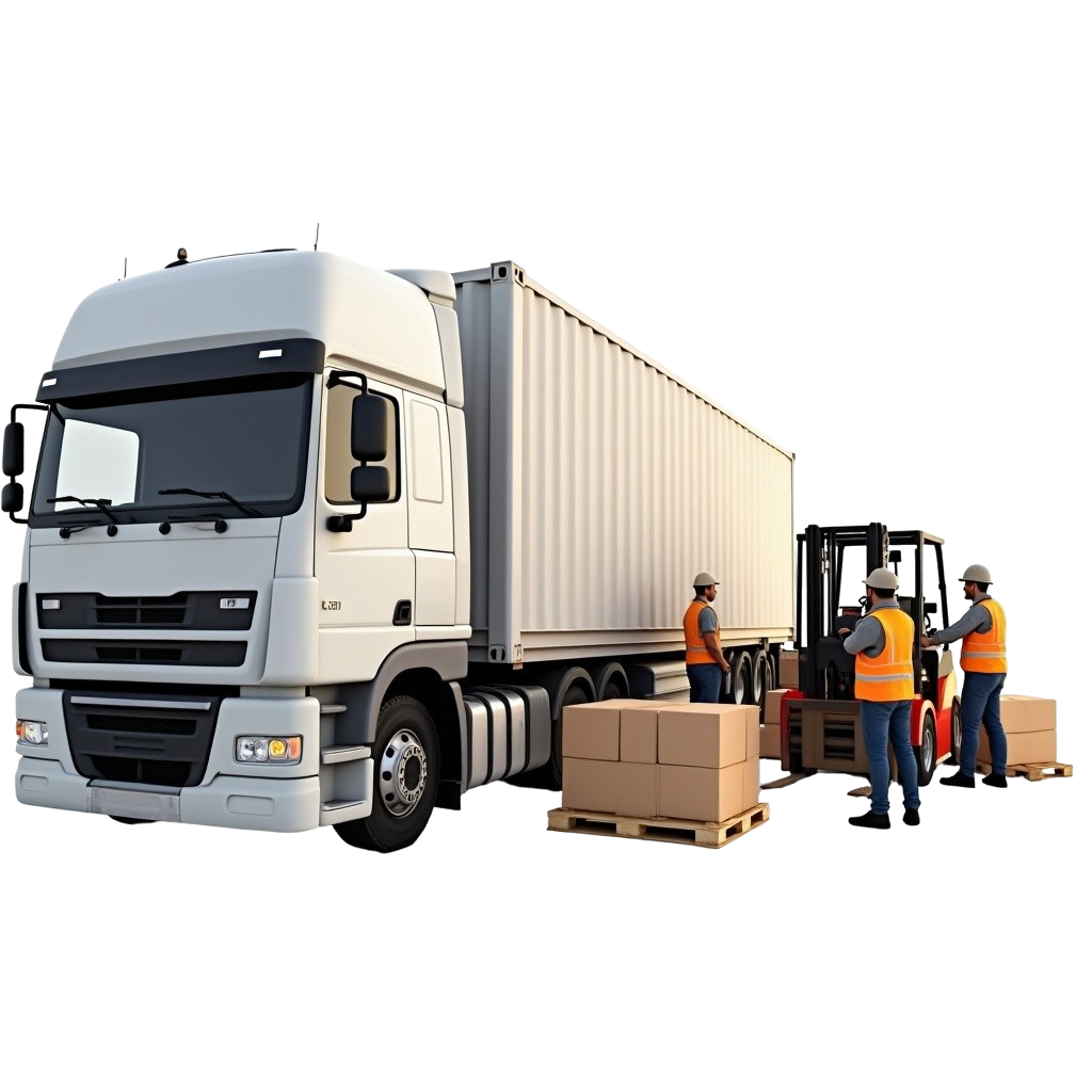 Freight truck for shipping quote services