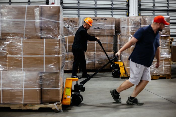 Inventory received at a fulfillment location
